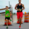 Side-by-side with the eventual winner of the 2017 Fort Hamer Bridge Run. Proof positive that size doesn't matter!