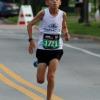 Winning the Run for All Children 5K in May 2018.