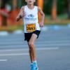Nearing another overall win in the 2018 Florida Halloween 5K in St. Petersburg, FL.